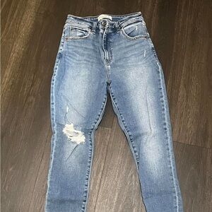 Abercrombie & Fitch High Rise Blue Jeans